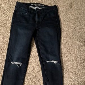 American eagle high waisted jeans!